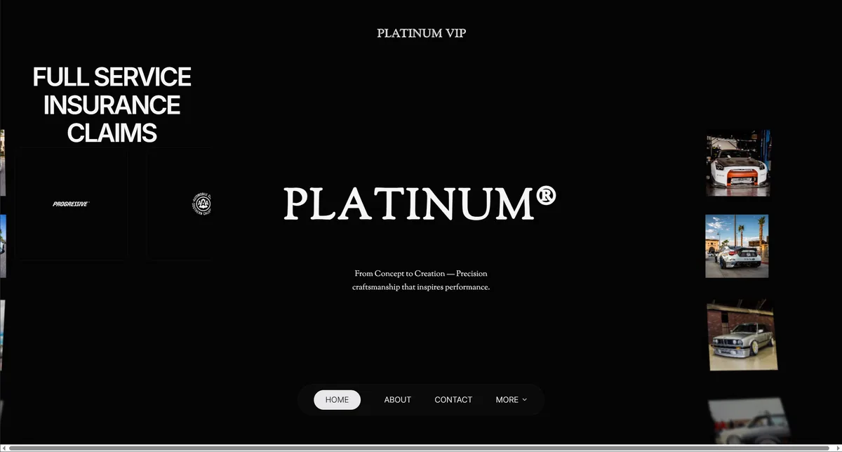 platinumvipmotors.com screenshot